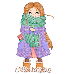 Gif animé félicitations froid